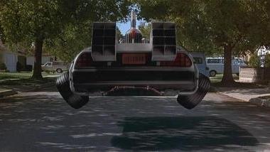 DeLorean Volante Magnétique Retour Vers Le Futur 2