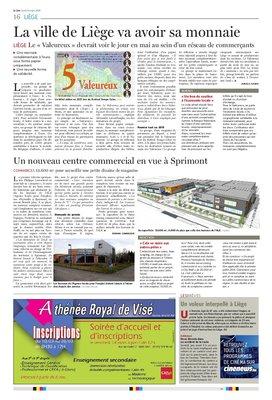 La ville de Liège va avoir sa monnaie La ville de Liège va avoir sa monnaie