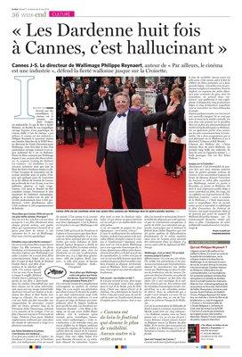 «Les Dardenne huit foisà Cannes, c’est hallucinant» «Les Dardenne huit foisà Cannes, c’est hallucinant»