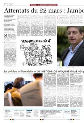 Attentats du 22 mars: Jambon et De Wever sur le gril Attentats du 22 mars: Jambon et De Wever sur le gril