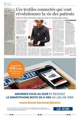 Ces textiles connectés qui vont révolutionner la vie des patients Ces textiles connectés qui vont révolutionner la vie des patients