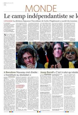 Le camp indépendantiste se lézarde Le camp indépendantiste se lézarde