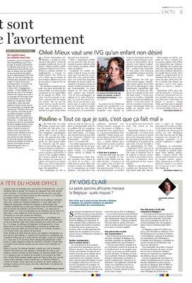 Pauline «Tout ce que je sais, c’est que ça fait mal» Pauline «Tout ce que je sais, c’est que ça fait mal»