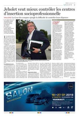 Jeholet veut mieux contrôler les centres d’insertion socioprofessionnelle Jeholet veut mieux contrôler les centres d’insertion socioprofessionnelle