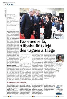 Pas encore là, Alibaba fait déjà des vagues à Liège Pas encore là, Alibaba fait déjà des vagues à Liège