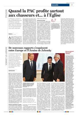 Quand la PAC profite surtoutaux chasseurs et… à l’Église Quand la PAC profite surtoutaux chasseurs et… à l’Église