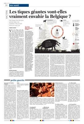 Les tiques géantes vont-elles vraiment envahir la Belgique? Les tiques géantes vont-elles vraiment envahir la Belgique?
