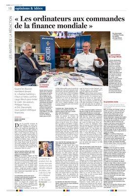 «Les ordinateurs aux commandes de la finance mondiale» «Les ordinateurs aux commandes de la finance mondiale»