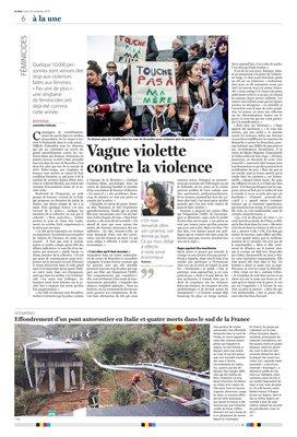 Vague violette contre la violence Vague violette contre la violence
