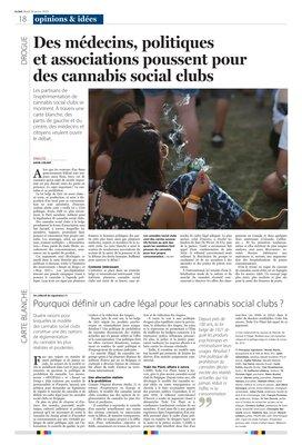 Des médecins, politiques et associations poussent pour des cannabis social clubs Des médecins, politiques et associations poussent pour des cannabis social clubs