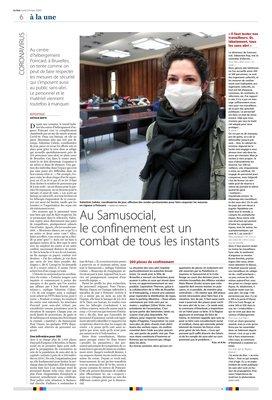 Au Samusocial, le confinement est un combat de tous les instants Au Samusocial, le confinement est un combat de tous les instants