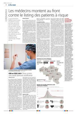 Les médecins montent au frontcontre le listing des patients à risque Les médecins montent au frontcontre le listing des patients à risque
