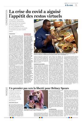 La crise du covid a aiguisé l’appétit des restos virtuels La crise du covid a aiguisé l’appétit des restos virtuels