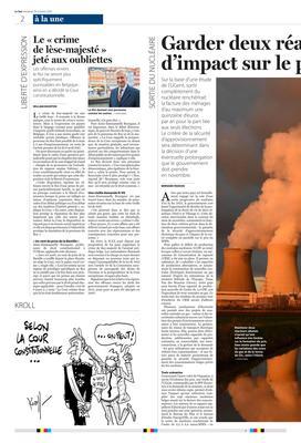 Garder deux réacteurs aura peu d’impact sur le prix de l’électricité Garder deux réacteurs aura peu d’impact sur le prix de l’électricité