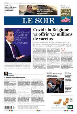 Covid: la Belgique va offrir 7,3 millions de vaccins Covid: la Belgique va offrir 7,3 millions de vaccins