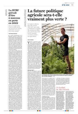 La future politique agricole sera-t-elle vraiment plus verte? La future politique agricole sera-t-elle vraiment plus verte?