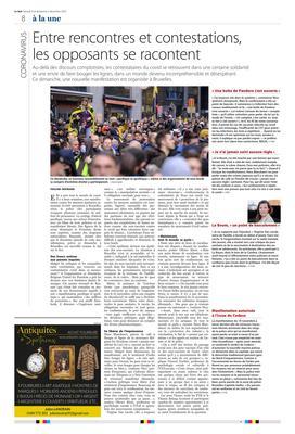 Entre rencontres et contestations,les opposants se racontent Entre rencontres et contestations,les opposants se racontent