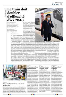 Les «truckers anti-vax» ont lancé leur révolte Les «truckers anti-vax» ont lancé leur révolte