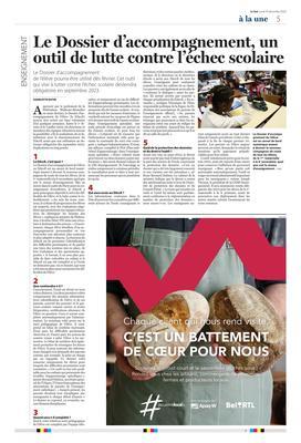 Le Dossier d’accompagnement, un outil de lutte contre l’échec scolaire Le Dossier d’accompagnement, un outil de lutte contre l’échec scolaire
